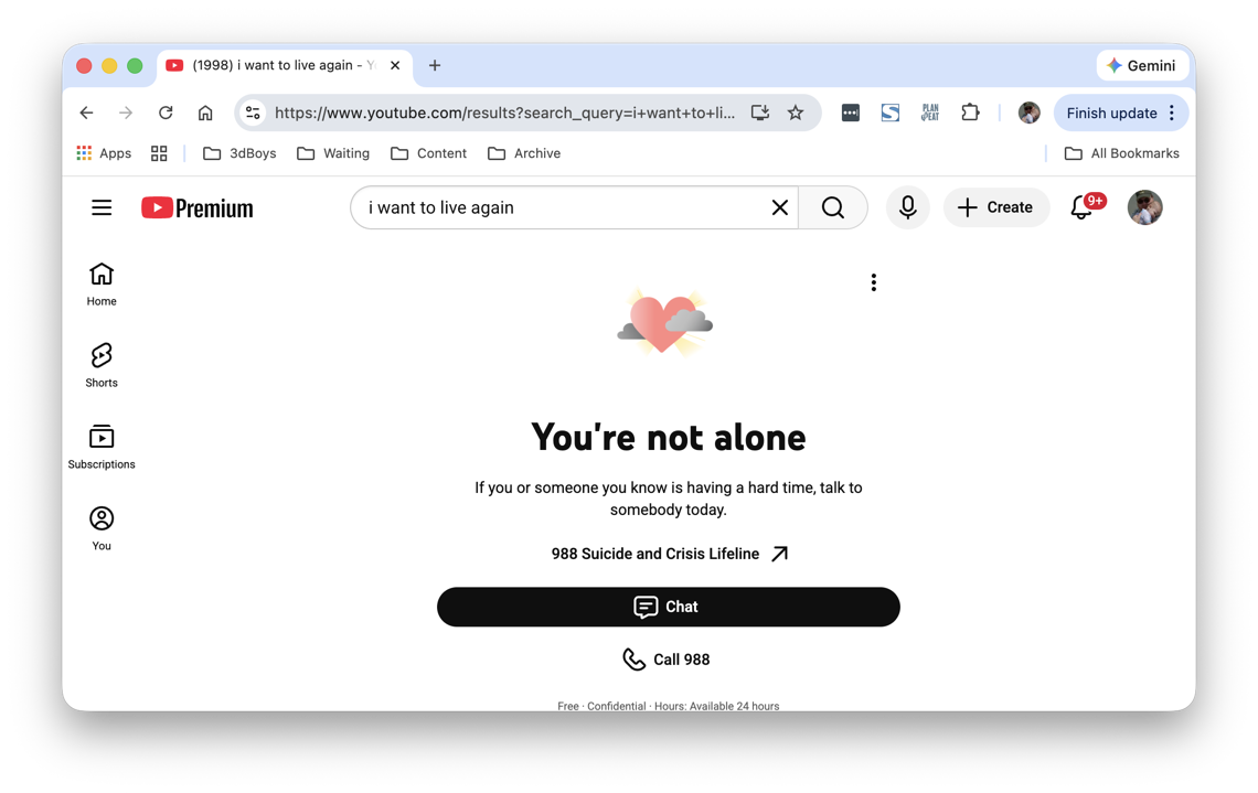 Careful what you search for...